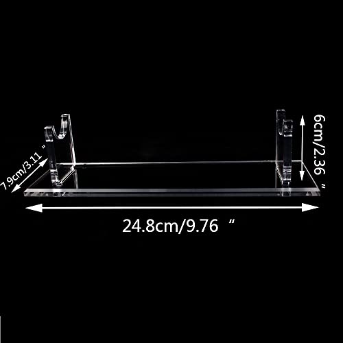 WANLIAN Square Transparent Acrylic Lightsaber Holder Stand