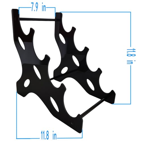 2 Tier Black Acrylic Lightsaber Display Stand