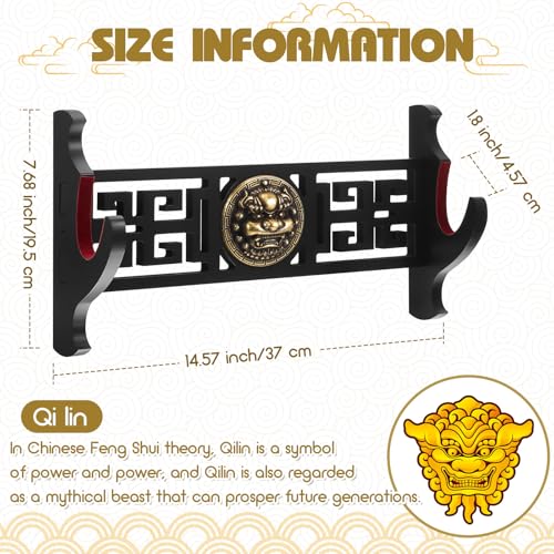 Barydat 1 Tier Katana Mount Sword Holder Stand Wall Display