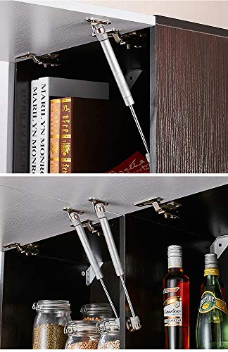 Stainless Steel Hydraulic Hinges for Kitchen Cabinets - Set of 2