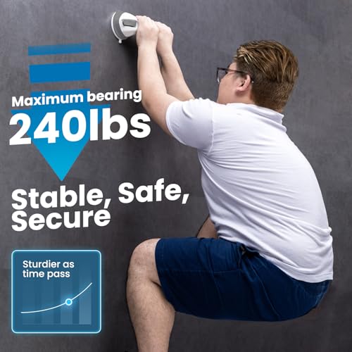 Senior Suction Grab Bars, 2 Pack, 12 Inch, No Drill